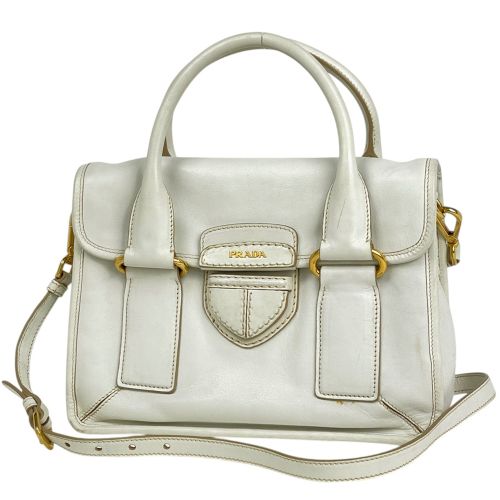 Leather Handbag (Pre-Owned) - Prada - Modalova