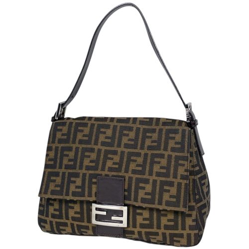 Canvas Leather Shoulder Bag (Pre-Owned) - Fendi - Modalova