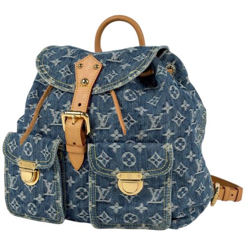 Monogram Denim Backpack (Pre-Owned) - Louis Vuitton - Modalova