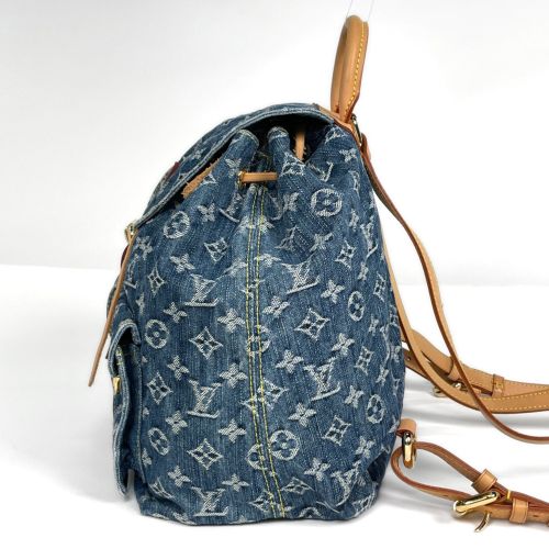 Monogram Denim Backpack (Pre-Owned) - Louis Vuitton - Modalova