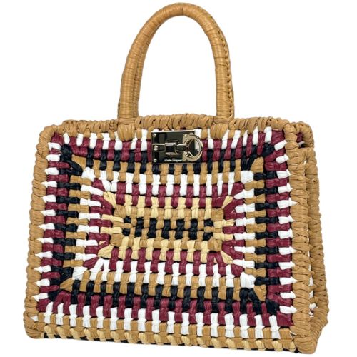 Raffia Handbag (Pre-Owned) - Salvatore Ferragamo - Modalova