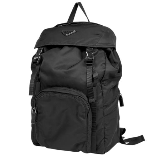 Nylon Leather Backpack (Pre-Owned) - Prada - Modalova