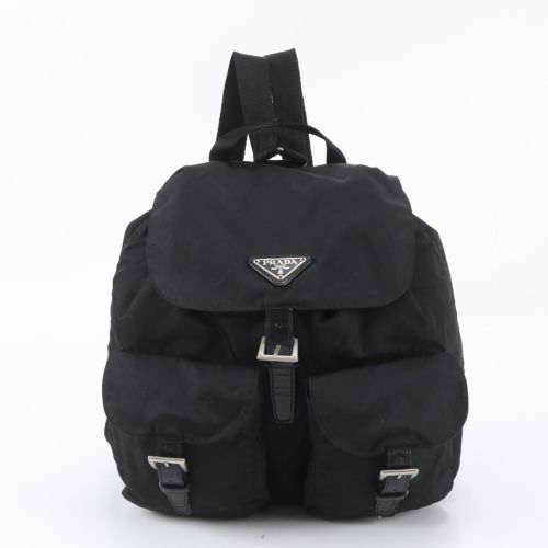 Leather Nylon Backpack (Pre-Owned) - Prada - Modalova