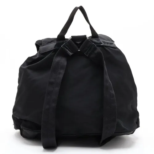 Leather Nylon Backpack (Pre-Owned) - Prada - Modalova