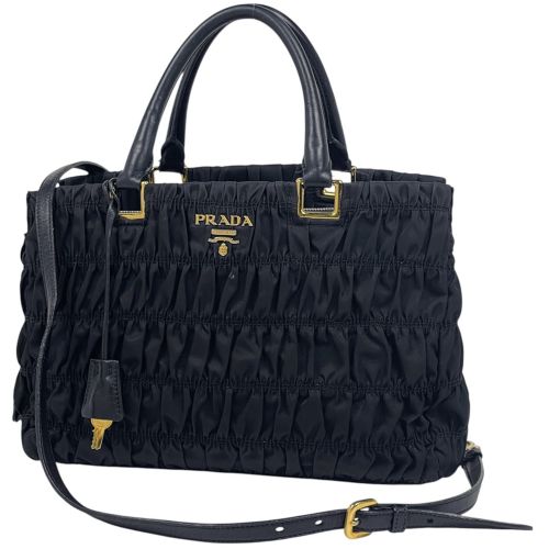 Nylon Leather Handbag (Pre-Owned) - Prada - Modalova