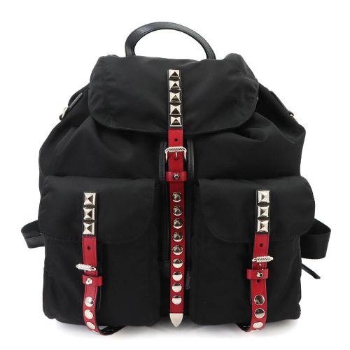 Nylon Leather Backpack (Pre-Owned) - Prada - Modalova