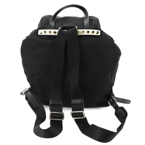 Nylon Leather Backpack (Pre-Owned) - Prada - Modalova