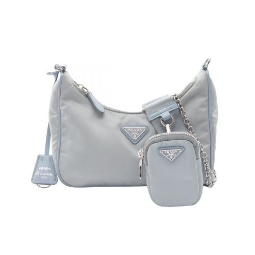 Nylon Saffiano Triangle Handbag Pouch Shoulder Bag (Pre-Owned) - Prada - Modalova