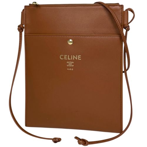 Leather Pouch Shoulder Bag (Pre-Owned) - Celine - Modalova