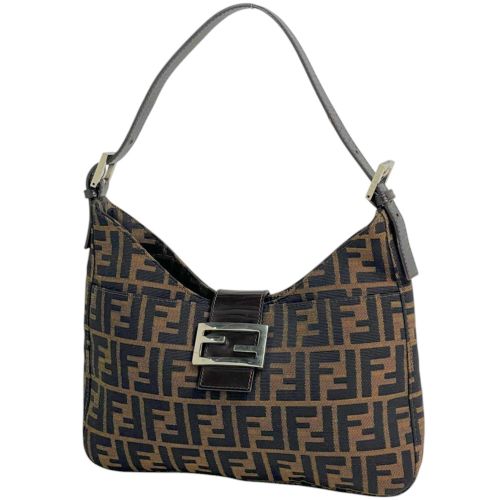 Canvas Leather Shoulder Bag (Pre-Owned) - Fendi - Modalova
