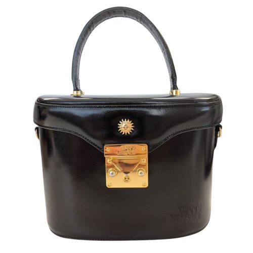 Leather Handbag (Pre-Owned) - Versace - Modalova