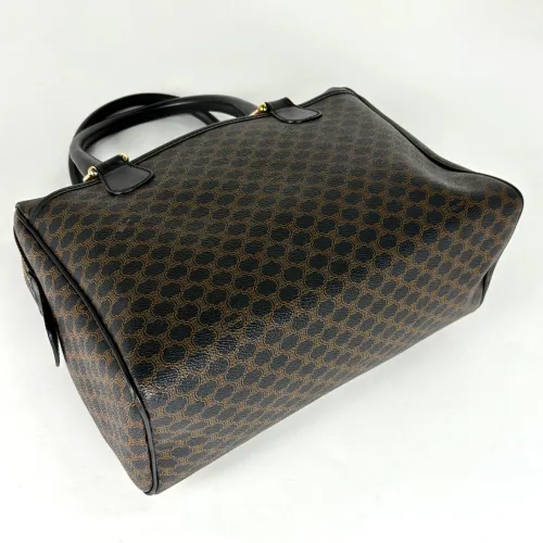 Macadam Coated Canvas Leather Handbag (Pre-Owned) - Celine - Modalova