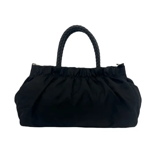 Nylon Leather Handbag (Pre-Owned) - Prada - Modalova