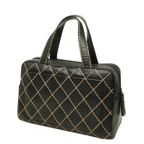 Leather Boston Bag Handbag (Pre-Owned) - Chanel - Modalova