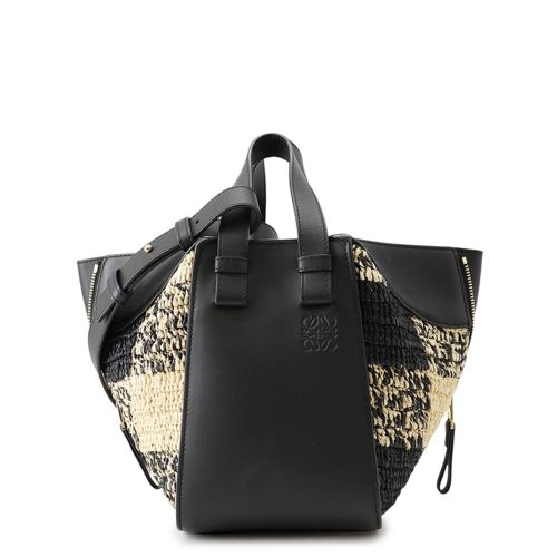 Raffia Leather Handbag (Pre-Owned) - Loewe - Modalova