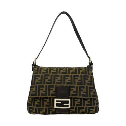 Canvas Leather Shoulder Bag (Pre-Owned) - Fendi - Modalova