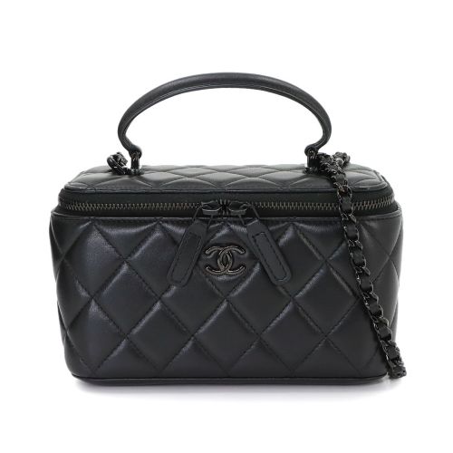 Leather Handbag Vanity Bag (Pre-Owned) - Chanel - Modalova