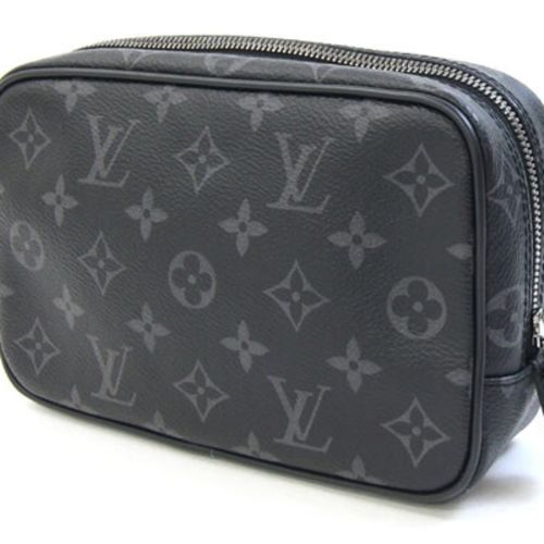 Leather Clutch Bag Handbag Pouch (Pre-Owned) - Louis Vuitton - Modalova