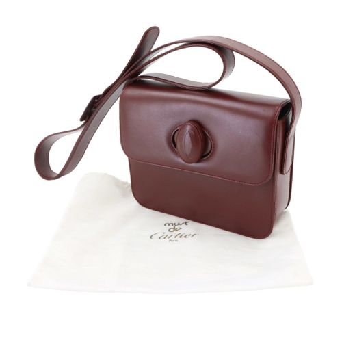 Leather Handbag Shoulder Bag (Pre-Owned) - Cartier - Modalova