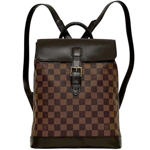 Damier Canvas Leather Backpack (Pre-Owned) - Louis Vuitton - Modalova