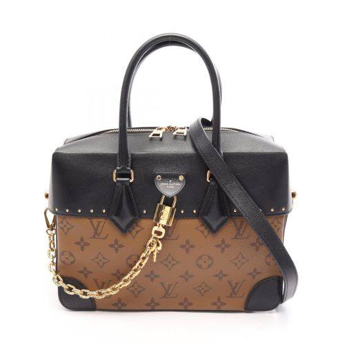 Coated Canvas Monogram Reverse Leather Handbag (Pre-Owned) - Louis Vuitton - Modalova