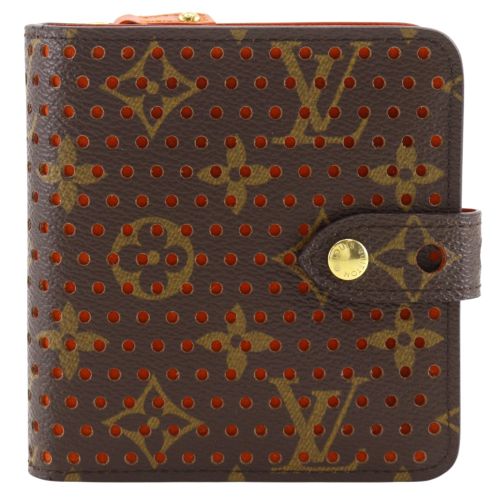 Canvas Perforated Wallet (Bi-Fold) (Pre-Owned) - Louis Vuitton - Modalova