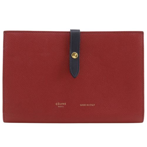 Leather Long Wallet (Bi-Fold) (Pre-Owned) - Celine - Modalova