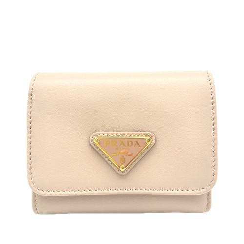 Leather Wallet (Tri-Fold) (Pre-Owned) - Prada - Modalova