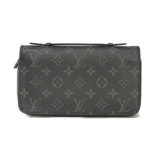 Monogram Eclipse Monogram Eclipse Leather Long Wallet (Bi-Fold) (Pre-Owned) - Louis Vuitton - Modalova
