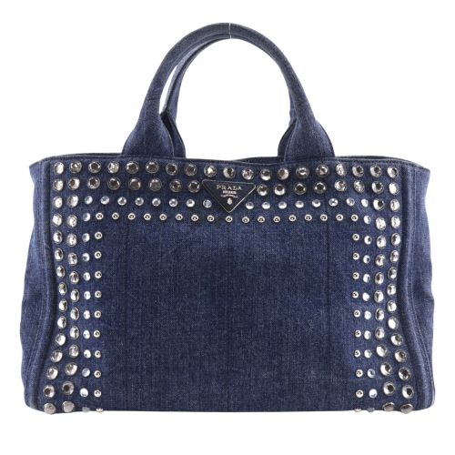 Denim Handbag (Pre-Owned) - Prada - Modalova
