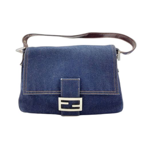 Fendi Navy Shoulder Bag (Pre-Owned) - Fendi - Modalova