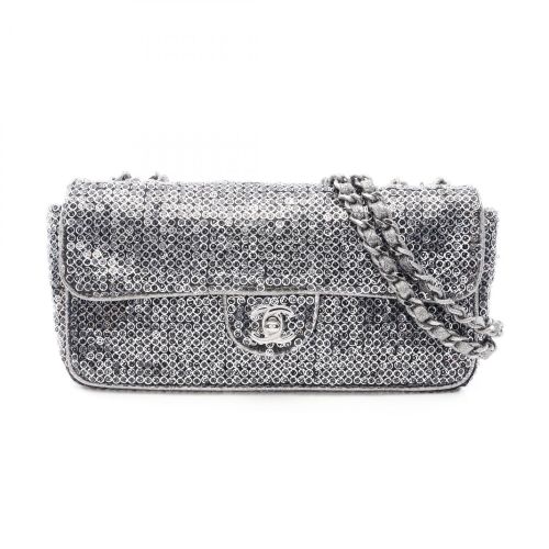 Leather Spangles Handbag Shoulder Bag (Pre-Owned) - Chanel - Modalova