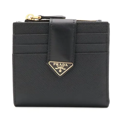 Leather Wallet (Bi-Fold) (Pre-Owned) - Prada - Modalova