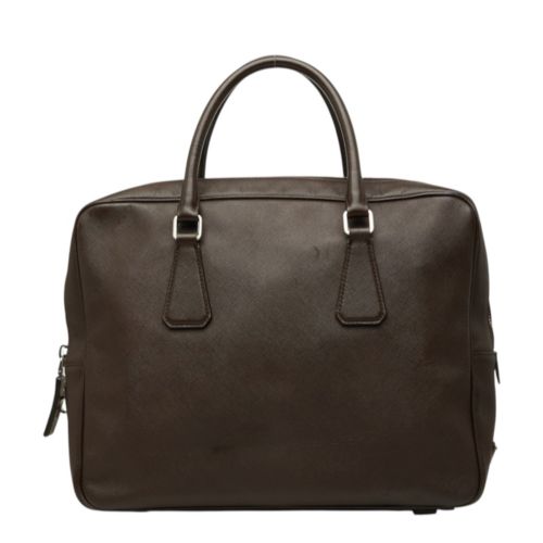 Leather Briefcase (Pre-Owned) - Prada - Modalova