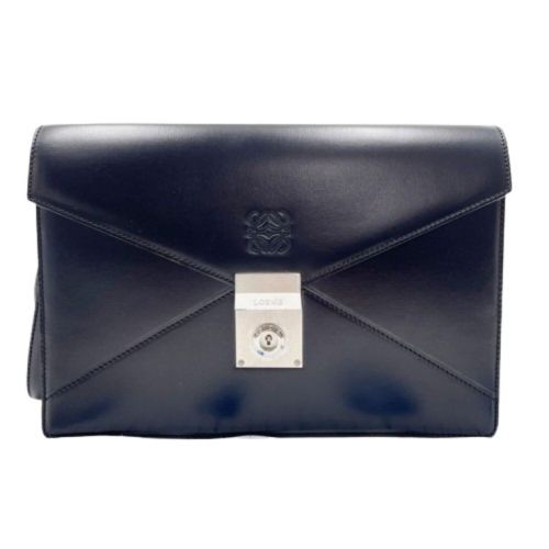Leather Clutch Bag (Pre-Owned) - Loewe - Modalova
