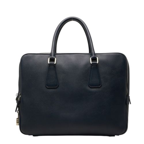 Saffiano Triangle Leather Briefcase (Pre-Owned) - Prada - Modalova