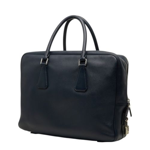 Saffiano Triangle Leather Briefcase (Pre-Owned) - Prada - Modalova