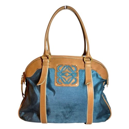 Nylon Leather Handbag (Pre-Owned) - Loewe - Modalova