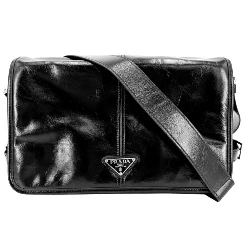 Leather Shoulder Bag (Pre-Owned) - Prada - Modalova