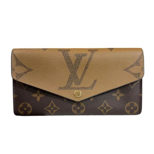 Monogram Monogram Canvas Monogram Reverse Long Wallet (Bi-Fold) (Pre-Owned) - Louis Vuitton - Modalova