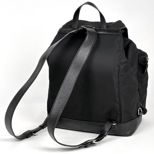Nylon Leather Backpack (Pre-Owned) - Prada - Modalova