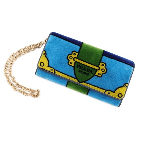 Leather Chain/Shoulder Wallet (Pre-Owned) - Prada - Modalova