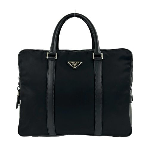 Nylon Leather Briefcase (Pre-Owned) - Prada - Modalova