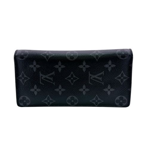 Monogram Eclipse Leather Long Wallet (Bi-Fold) (Pre-Owned) - Louis Vuitton - Modalova