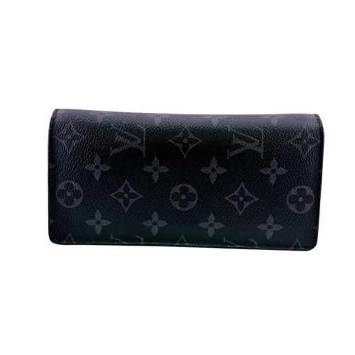 Monogram Eclipse Leather Long Wallet (Bi-Fold) (Pre-Owned) - Louis Vuitton - Modalova