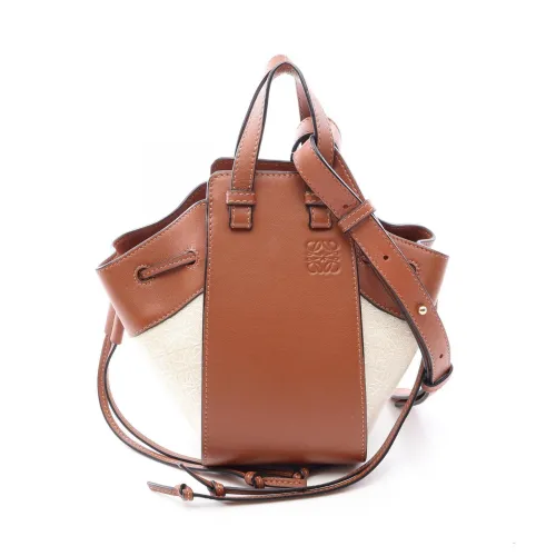 Canvas Leather Handbag (Pre-Owned) - Loewe - Modalova