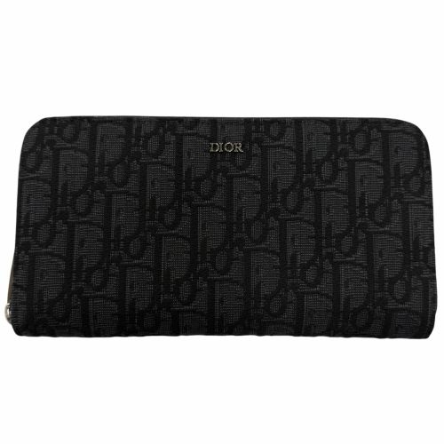 Leather Fabric Long Wallet (Bi-Fold) (Pre-Owned) - Christian Dior - Modalova