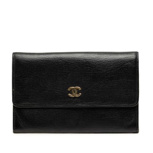 Leather Wallet (Bi-Fold) (Pre-Owned) - Chanel - Modalova