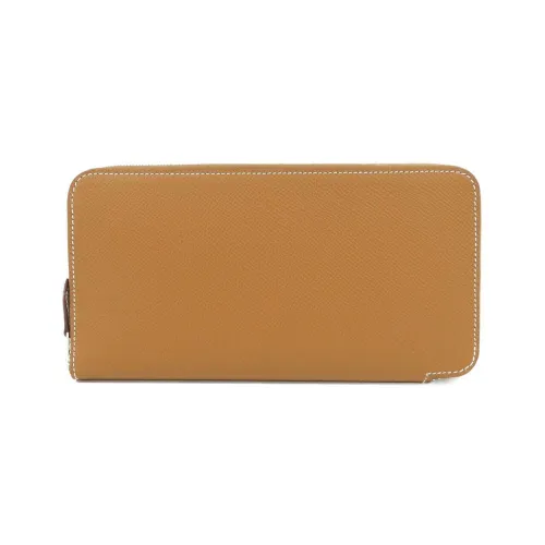 Silk Epsom Leather Long Wallet (Bi-Fold) (Pre-Owned) - Hermes - Modalova