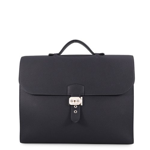 Togo Leather Briefcase (Pre-Owned) - Hermes - Modalova
